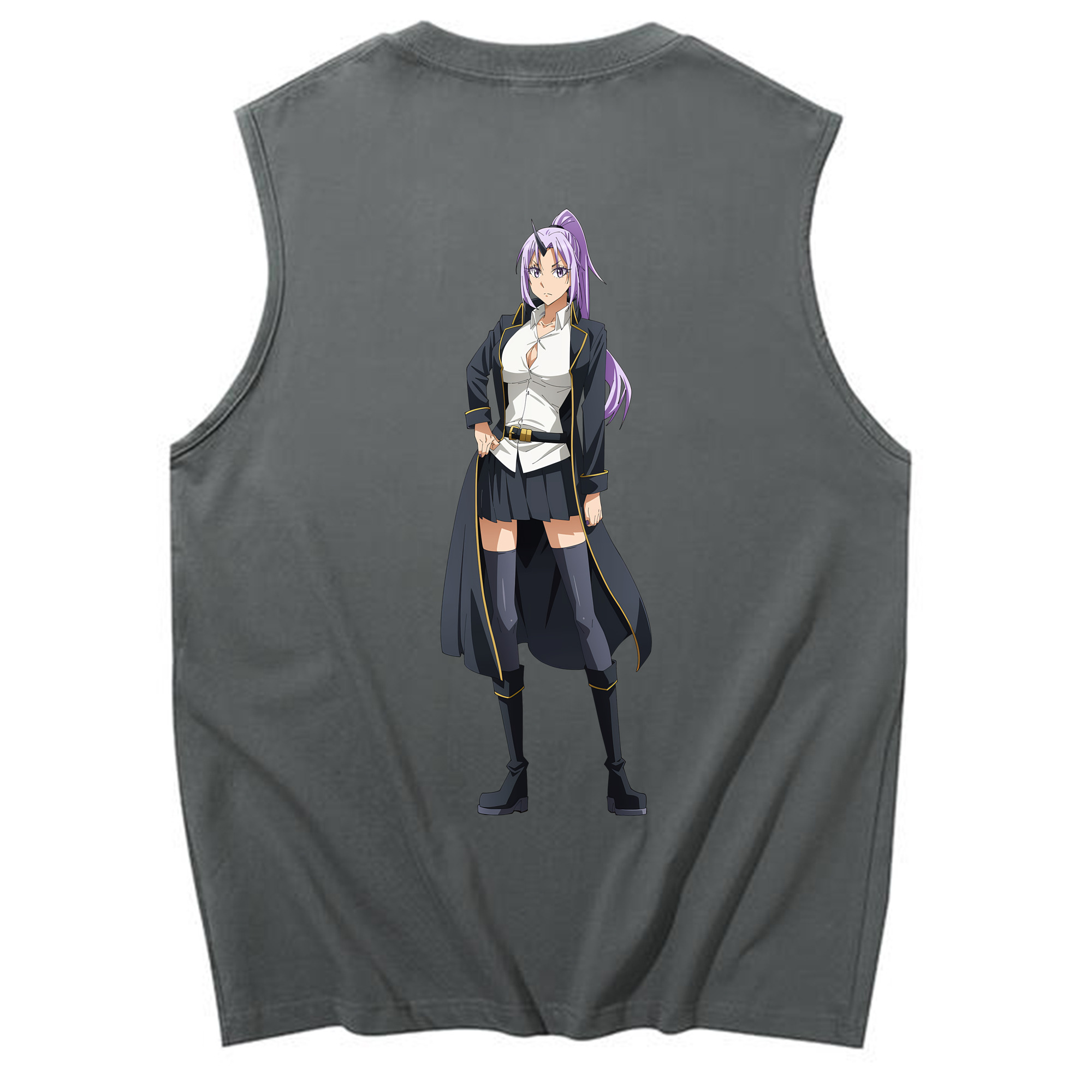 （画像用） 転スラ Regarding Reincarnated to Slime コットン100％タンクトップ（背面プリント）